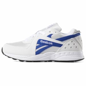 Adidasy Damskie Reebok Pyro Białe/Królewski Niebieski/Szare/Czarne PL 21ZSUHY